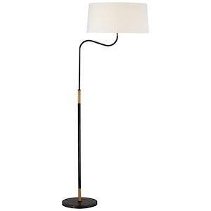 Canto - 15W 1 LED Large Adjustable Floor Lamp In Modern Style-46.25 Inches Tall and 17 Inches Wide