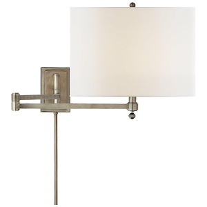 Hudson - 1 Light Swing Arm Wall Sconce In Modern Style-11 Inches Tall and 12 Inches Wide - 1328372
