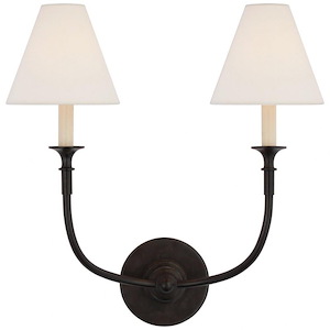 Piaf - 13W 2 LED Double Wall Sconce In Casual Style-18.75 Inches Tall and 18.5 Inches Wide