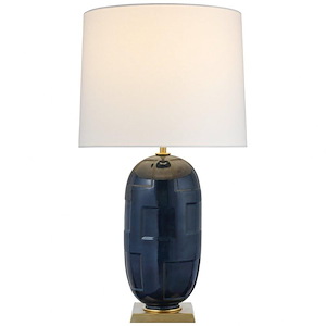 Incasso - 15W 1 LED Large Table Lamp In Casual Style-31.5 Inches Tall and 17 Inches Wide