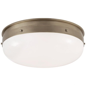 Hicks - 36W LED Medium Flush Mount In Modern Style-6 Inches Tall and 17 Inches Wide - 1112574