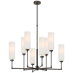 Ziyi - 8 Light Large Chandelier In Modern Style-45.75 Inches Tall and 33.5 Inches Wide - 1328427