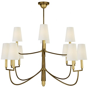 Farlane - 12 Light Large Chandelier In Modern Style-61.25 Inches Tall and 48.5 Inches Wide