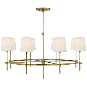 Bryant - 8 Light Large Ring Chandelier In Modern Style-22.25 Inches Tall and 41 Inches Wide