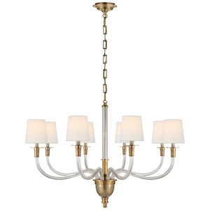 Vivian - 8 Light Large Chandelier In Modern Style-25 Inches Tall and 36 Inches Wide - 1328432
