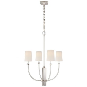 Hulton - 4 Light Medium Chandelier In Modern Style-36.5 Inches Tall and 28 Inches Wide - 1112580