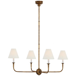 Piaf - 4 Light Large Chandelier-18.25 Inches Tall and 39 Inches Wide - 1328448
