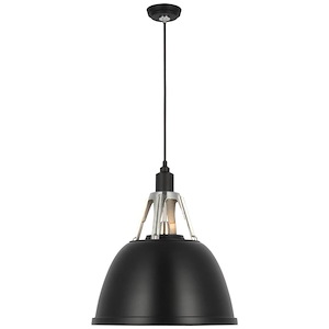 Gunner - 15W 1 LED Pendant-21 Inches Tall and 18 Inches Wide - 1328461