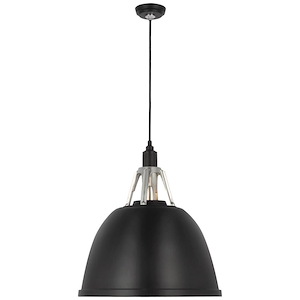 Gunner - 15W 1 LED Pendant-24 Inches Tall and 22 Inches Wide