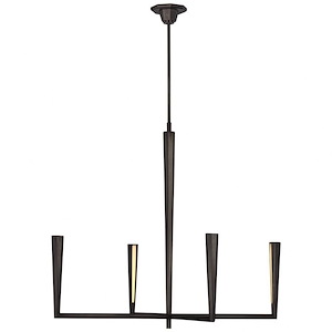 Galahad - 35W LED Large Chandelier In Modern Style-32.5 Inches Tall and 38 Inches Wide - 1112589