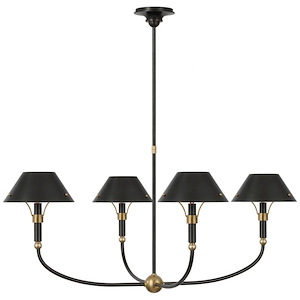 Turlington - 26W 4 LED Arched Chandelier In Traditional Style-19.5 Inches Tall and 40 Inches Wide