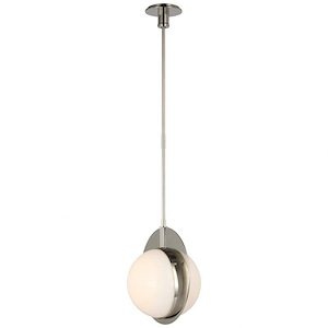 Quando - 24W LED Medium Globe Pendant In Modern Style-15 Inches Tall and 14 Inches Wide