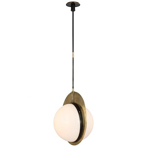 Quando - 48W LED Large Globe Pendant In Modern Style-20.75 Inches Tall and 19.75 Inches Wide