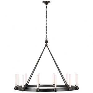 Jeffery - 45W LED X-Large Ring Chandelier In Modern Style-31.75 Inches Tall and 38.5 Inches Wide - 1112607