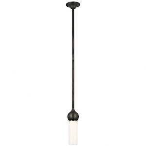 Jeffery - 12W 1 LED Mini Pendant In Modern Style-11.5 Inches Tall and 3.75 Inches Wide - 1112608