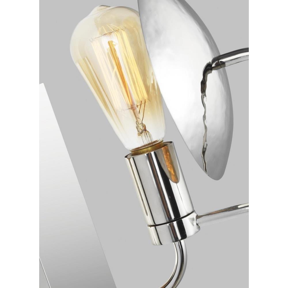 Generation Lighting-Whare-1 Light Wall Sconce in Relaxed Mid-Century  Style-6.25 Inch Wide by 10.5 Inch Tall