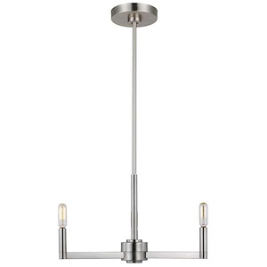 Fullton-3 Light Chandelier In Modern Style-10.5 Inch Tall and 10 Inch Wide