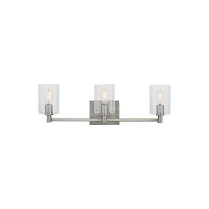 Fullton-3 Light Bath Vanity In Modern Style-7.75 Inch Tall and 24.63 Inch Wide - 1286080