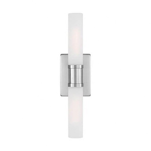 Keaton-2 Light Medium Bath Vanity In Modern Style-20 Inch Tall and 5 Inch Wide