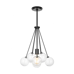 Bronzeville - 1 Light Pendant-17.63 Inches Tall and 14.25 Inches Wide