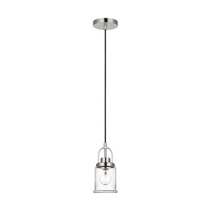 Anders-1 Light Mini Pendant In Transitional Style-9.25 Inch Tall and 4.75 Inch Wide - 1285999