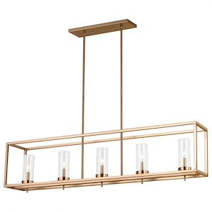 Zire-5 Light Chandelier In Modern Style-11 Inch Tall and 9 Inch Wide