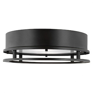 Union-28W 2 LED Outdoor Flush Mount In Modern Style-4.5 Inch Tall and 15 Inch Wide - 1286073