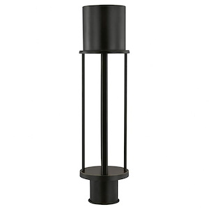 Union-14W 1 LED Outdoor Post Lantern In Modern Style-21.25 Inch Tall and 5.38 Inch Wide - 1286074