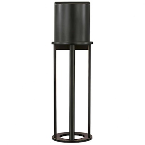 Union-14W 1 LED Large Outdoor Wall Lantern In Modern Style-18.75 Inch Tall and 5.38 Inch Wide - 1286319