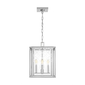 Generation Lighting-Erro-4 Light Small Pendant In Transitional Style-17 Inch Tall and 12 Inch Wide - 1226446