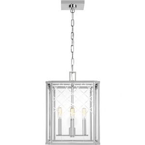 Generation Lighting-Erro-4 Light Small Pendant In Transitional Style-17 Inch Tall and 12 Inch Wide