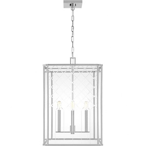 Generation Lighting-Erro-4 Light Medium Pendant In Transitional Style-24.25 Inch Tall and 16 Inch Wide