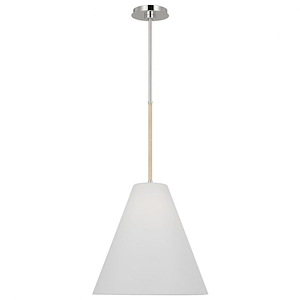 Generation Lighting-Remy-1 Light Medium Pendant In Transitional Style-20.63 Inch Tall and 16 Inch Wide