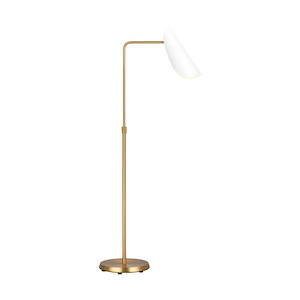 Generation Lighting-Tresa-9W 1 LED Task Floor Lamp In Contemporary and Modern Style-16.25 Inch Tall and 15.88 Inch Wide - 1090849