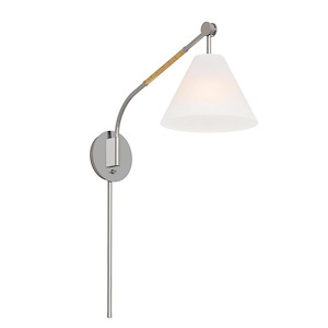 Generation Lighting-Remy-1 Light Medium Task Wall Sconce In Transitional Style-29.25 Inch Tall and 10 Inch Wide