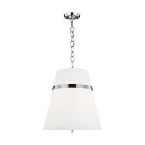 Generation Lighting-AH Alexa Hampton Collection-Cordtlandt-Three Light Large Pendant in Transitional Style-18 Inch Wide by 21 Inch Tall