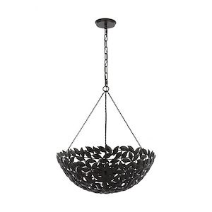 Kelan - 6 Light Large Pendant-32.88 Inches Tall and 23.75 Inches Wide - 1331912