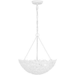 Generation Lighting-Kelan-3 Light Small Pendant In Traditional Style-16.88 Inch Tall and 16 Inch Wide