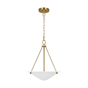Generation Lighting-Dosinia-2 Light Medium Pendant In Transitional Style-18 Inch Tall and 14.75 Inch Wide