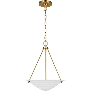 Generation Lighting-Dosinia-2 Light Medium Pendant In Transitional Style-18 Inch Tall and 14.75 Inch Wide