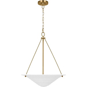 Generation Lighting-Dosinia-3 Light Large Pendant In Transitional Style-25.38 Inch Tall and 24.25 Inch Wide