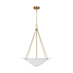 Generation Lighting-Dosinia-4 Light Extra Large Pendant In Transitional Style-31.63 Inch Tall and 25.25 Inch Wide - 1226977