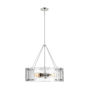 Generation Lighting-Calvert-4 Light Medium Chandelier In Transitional Style-22.88 Inch Tall and 24 Inch Wide