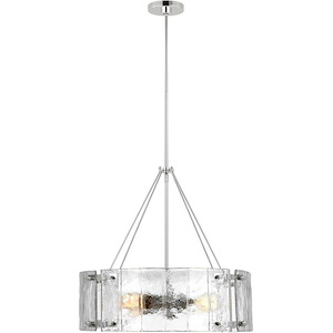 Generation Lighting-Calvert-4 Light Medium Chandelier In Transitional Style-22.88 Inch Tall and 24 Inch Wide