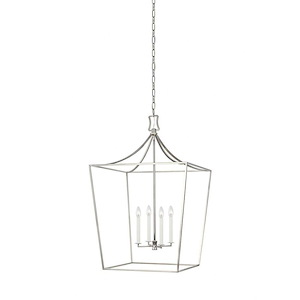 Generation Lighting-Southold by Chapman &amp; Myers-Four Light Chandelier-24 Inch Wide by 36.5 Inch Tall