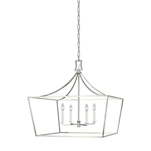 Generation Lighting-Southold by Chapman & Myers-Four Light Wide Chandelier-28 Inch Wide by 25.88 Inch Tall - 993634