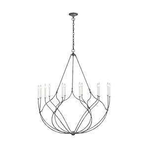 Generation Lighting-Richmond By Chapman &amp; Myers-Twelve Light Chandelier-43.5 Inch Wide By 47.25 Inch Tall