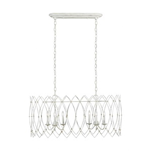 Generation Lighting-Gardner By Chapman &amp; Myers-Six Light Island-17 Inch Wide By 19.13 Inch Tall