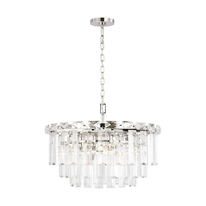 Generation Lighting-Arden from C&M by Chapman and Myers-10 Light Medium Chandelier - 931368
