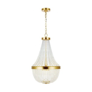 Generation Lighting-Summerhill-6 Light Small Chandelier-27.5 Inch Tall And 16 Inch Wide - 1099247